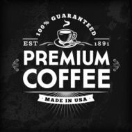 Chalkboard Coffee Label N4