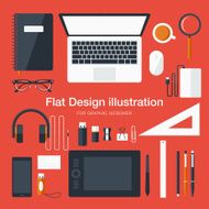 Workspace for graphic designer N2