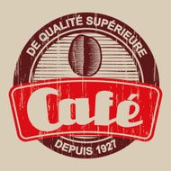 Vintage Caf&eacute; Label (French) N2