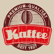 Vintage Caf&eacute; Label (German) N2
