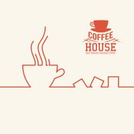 Stylized Drawing Of A Coffee Cup N2