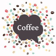 vector coffee background N5
