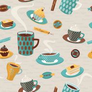 Coffee Seamless Pattern N23