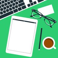 Flat Office Desk N10