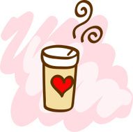 latte cartoon