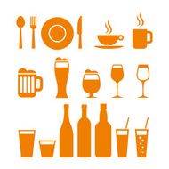 Vector restaurant icons