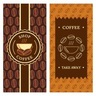 Set of vector backgrounds for label package or banner