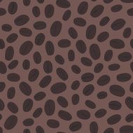 Hand drawn Coffee Beans Illustration Seamless vector pattern N3