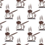 Coffee Seamless Pattern N27