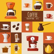 Vector coffee poster N3