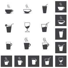 Drinks and Beverages Icon Set