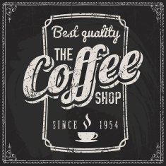 Vintage Coffee Label N5