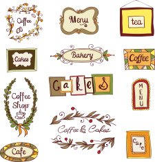 Doodle frames set