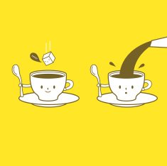 its tea time yippee (vector)