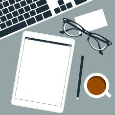 Flat Office Desk N8
