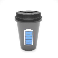 Coffee to go on white N11