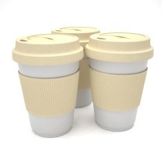 Three paper coffee cups N13