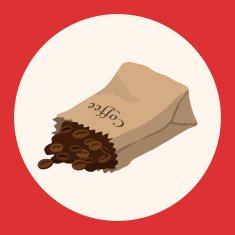 coffee bean theme elements N6