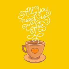 Vector coffee poster