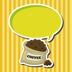 coffee bean theme elements N11