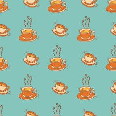 Pattern with tea