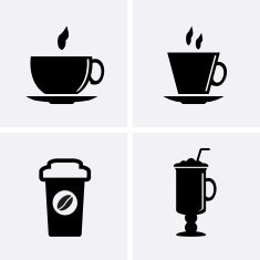 Coffee Cup Icons N2