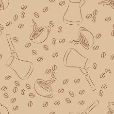 seamless coffee pattern N13