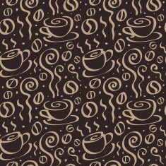 Seamless Coffee Background N4