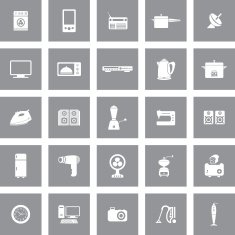 Home Appliances Icons Set N15