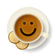 Coffee cup for good mood