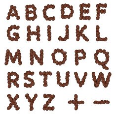 Coffee letter alphabet N5