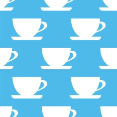 Cup seamless pattern