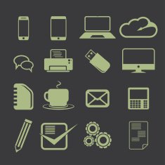 Universal Outline Icons For Web and Mobile