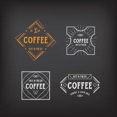 Coffee menu badges N2