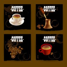 Set of Coffee Labels N5