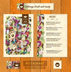 Corporate identity Cafe restaurant firm style