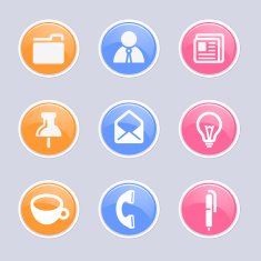 Website icon great for any use Vector EPS10 N2