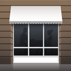 Vector Exterior of Restaurant Cafe Front N2