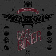 Design elements for the cafe bar bikers