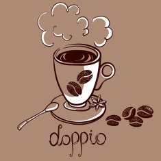 cup of coffee doppio