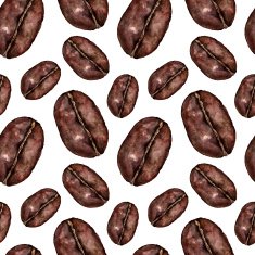 Seamless pattern with cofee grain