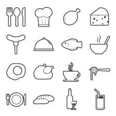 Food Icons set N5