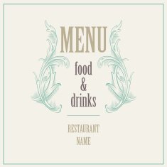 Restaurant Menu Design Vector Illustration N3