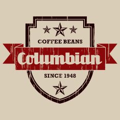 Vintage Coffee Label N24
