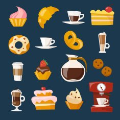Vector coffee icons N3