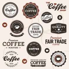 Vintage Coffee Labels N10