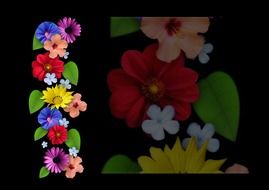 decoration of flowers