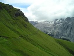 north wall marmolada bindelweg