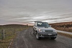 4wd Hyundai car on a road