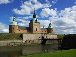 distant view of Kalmar Castle